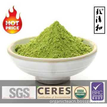 100% Natural Organic USDA No Additives Pigments green tea powder organic FDA